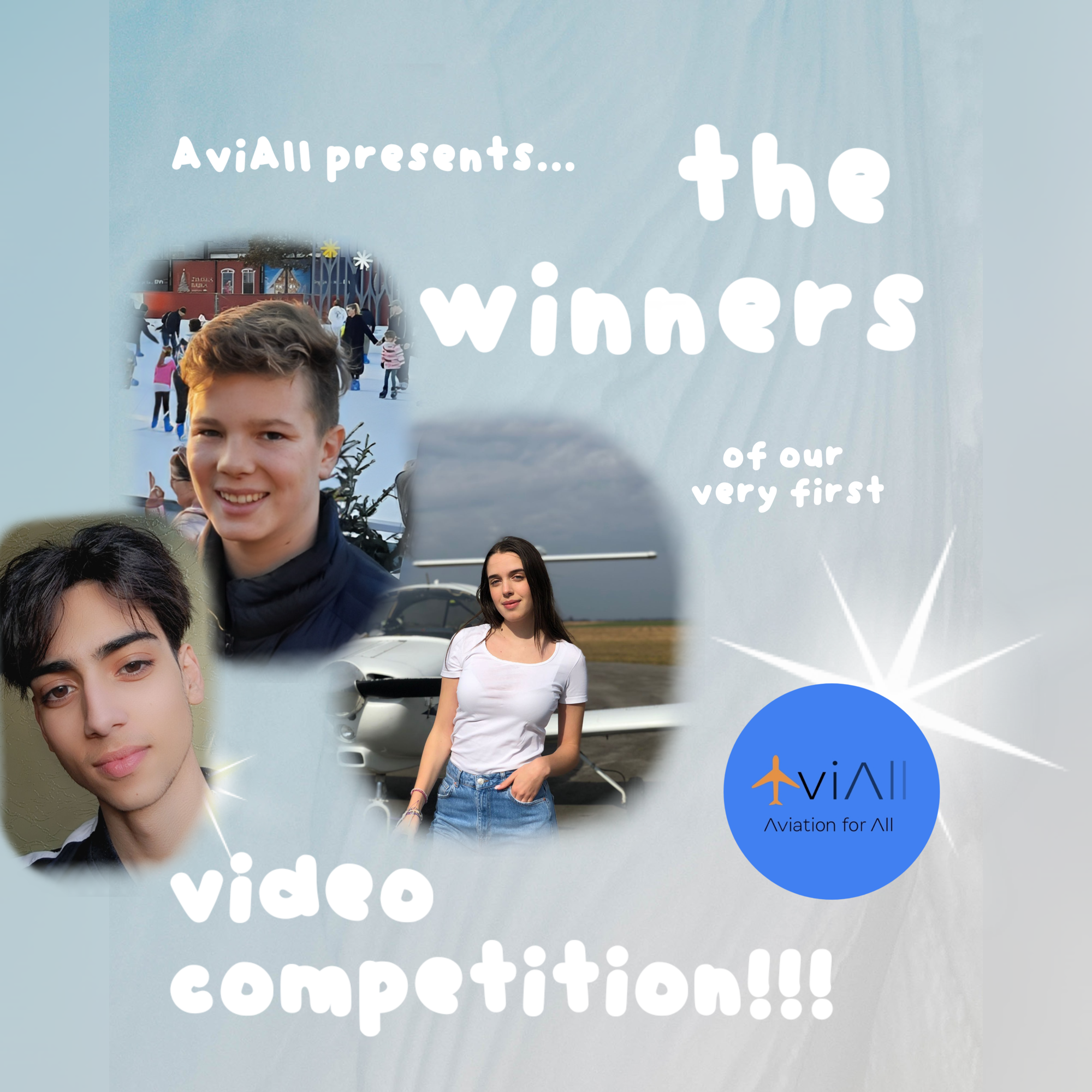 Our first video competition awards the three amazing young people! 